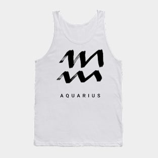 KIROVAIR ASTROLOGICAL SIGNS AQUARIUS #astrology #kirovair #symbol #minimalism #horoscope #waterman #home #decor Tank Top